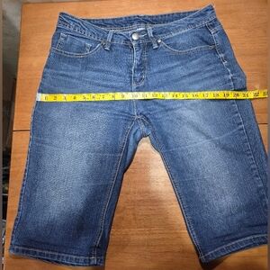 Faded Glory Denim Bermuda Shorts Women’s Size 12 Jean Shorts